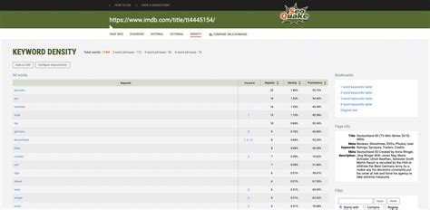 seoquake density|SEOQuake Review .